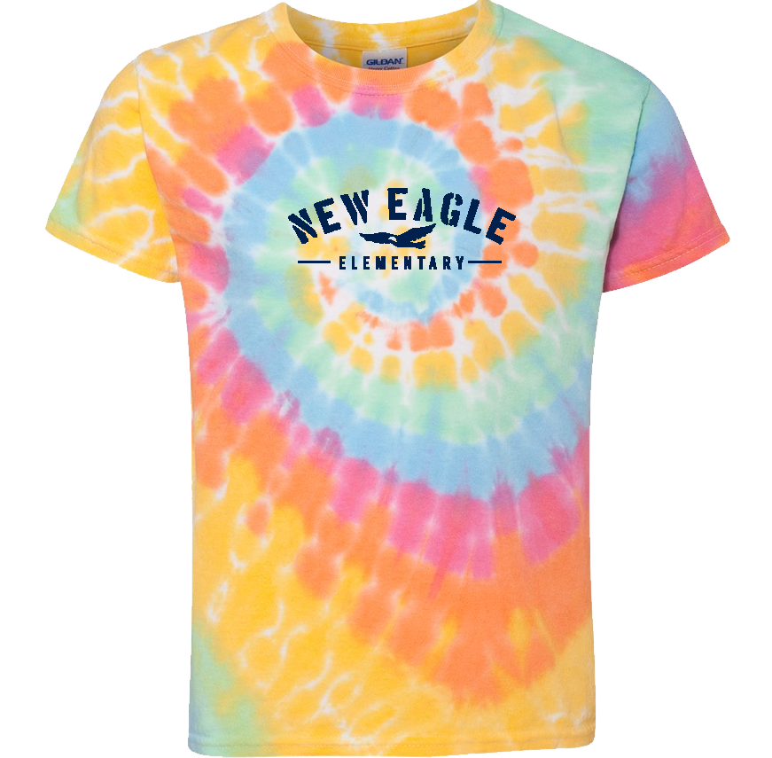 NEES Tie Dye T-shirt -Aerial Spiral